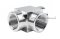 ข้อต่อสามทาง แสตนเลส 304 (เกลียวใน x เกลียวใน x เกลียวใน) 1/2"-14 NPT x 1/2"-14 NPT x 1/2"-14 NPT รุ่นหนาพิเศษ