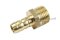 ข้อต่อหางไหลทองเหลือง เกลียวนอกเสียบสาย (เกลียวนอก x หางไหล) ขนาด 1/2" x 11 mm