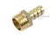 ข้อต่อหางไหลทองเหลือง เกลียวนอกเสียบสาย (เกลียวนอก x หางไหล) ขนาด 1/2" x 12 mm