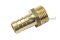 ข้อต่อหางไหลทองเหลือง เกลียวนอกเสียบสาย (เกลียวนอก x หางไหล) ขนาด 1/2" x 14 mm