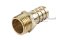 ข้อต่อหางไหลทองเหลือง เกลียวนอกเสียบสาย (เกลียวนอก x หางไหล) ขนาด 1/2" x 16 mm