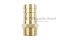 ข้อต่อหางไหลทองเหลือง เกลียวนอกเสียบสาย (เกลียวนอก x หางไหล) ขนาด 1/2" x 19 mm