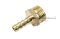 ข้อต่อหางไหลทองเหลือง เกลียวนอกเสียบสาย (เกลียวนอก x หางไหล) ขนาด 1/2" x 8 mm