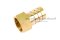 ข้อต่อหางไหลทองเหลือง เกลียวในเสียบสาย (เกลียวใน x หางไหล) ขนาด 1/2" x 19 mm
