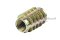 ตัวหนอนฝังไม้เหล็กชุบรุ้ง ทรงไม่มีปีก ขนาด M10x25