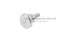 น็อตมือหมุนสแตนเลส หัวทรงกระบอกแบน (Stainless Steel Flat Cylinder Knob Bolt) ขนาด M4x10 รุ่นฐานสูง