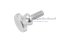 น็อตมือหมุนสแตนเลส หัวทรงกระบอกแบน (Stainless Steel Flat Cylinder Knob Bolt) ขนาด M4x10 รุ่นฐานสูง