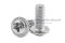 น็อตหัวกลมแฉกแบบติดแหวน สแตนเลส (Phillip Round Head Screw with Flange) ขนาด M4x10 เกลียวตลอด
