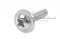 น็อตหัวกลมแฉกแบบติดแหวน สแตนเลส (Phillip Round Head Screw with Flange) ขนาด M4x14 เกลียวตลอด