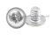 น็อตหัวกลมแฉกแบบติดแหวน สแตนเลส (Phillip Round Head Screw with Flange) ขนาด M4x5 เกลียวตลอด