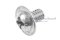 น็อตหัวกลมแฉกแบบติดแหวน สแตนเลส (Phillip Round Head Screw with Flange) ขนาด M4x6 เกลียวตลอด