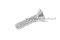 น็อตหัวจมเตเปอร์สแตนเลส 1/4"x1" เกลียว 20 (UNC) เกลียวตลอด