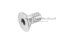 น็อตหัวจมเตเปอร์สแตนเลส 1/4"x1/2" เกลียว 20 (UNC) เกลียวตลอด