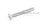 น็อตหัวจมเตเปอร์สแตนเลส 1/4"x1.3/4" เกลียว 20 (UNC) เกลียวตลอด
