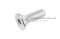 น็อตหัวจมเตเปอร์สแตนเลส 1/4"x3/4" เกลียว 20 (UNC) เกลียวตลอด