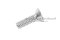 น็อตหัวจมเตเปอร์สแตนเลส 1/4"x7/8" เกลียว 20 (UNC) เกลียวตลอด