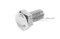 น็อตหัวเหลี่ยมสแตนเลส Stainless Steel Hex Bolt M8x16 เกลียวซ้าย