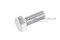 น็อตหัวเหลี่ยมสแตนเลส Stainless Steel Hex Bolt M8x1.0x20 เกลียวตลอด