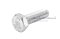 น็อตหัวเหลี่ยมสแตนเลส Stainless Steel Hex Bolt M8x1.0x30 เกลียวตลอด
