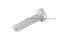 น็อตหัวเหลี่ยมสแตนเลส Stainless Steel Hex Bolt M8x1.0x30 เกลียวตลอด