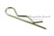 ปิ๊นตัวอาร์เหล็ก (Steel Snap Pin) ความโตปิ้น 2.5 mm ความยาวทั้งตัว 70 mm
