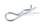 ปิ๊นตัวอาร์เหล็ก (Steel Snap Pin) ความโตปิ้น 3.5 mm ความยาวทั้งตัว 75 mm