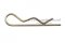 ปิ๊นตัวอาร์เหล็ก (Steel Snap Pin) ความโตปิ้น 4 mm ความยาวทั้งตัว 100 mm