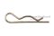 ปิ๊นตัวอาร์เหล็ก (Steel Snap Pin) ความโตปิ้น 5 mm ความยาวทั้งตัว 120 mm