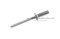 ลูกยิงรีเวท-ตะปูยิงรีเวทรุ่นบ่าเตเปอร์ (Countersunk Head, Open Type, Stainless Steel Blind Rivet) สแตนเลส ขนาด 4.8x16 mm
