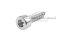 สกรูเกลียวปล่อยหัวจมสแตนเลส (Hex Socket Self Tapping Screw) M3x12