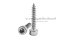 สกรูเกลียวปล่อยหัวจมสแตนเลส (Hex Socket Self Tapping Screw) M3x16
