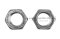 หัวน็อตดำ Hex Nut M25x2.0 (หัวน็อตเบอร์ 35) เกลียวซ้าย