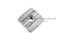 หัวน็อตยึดราง-ทีนัทเหล็กชุบ (T-Slide, T-Slot Nut) สำหรับรางขนาด เบอร์ 30 ขนาดน็อต M4