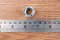 หัวน็อตล็อคกันคลายแบบบีบเหล็กชุบ (Stover, Prevailing Torque Locking Nut) M14x2.0