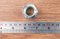 หัวน็อตล็อคกันคลายแบบบีบเหล็กชุบ (Stover, Prevailing Torque Locking Nut) M20x2.5