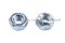 หัวน็อตล็อคกันคลายแบบบีบเหล็กชุบ (Stover, Prevailing Torque Locking Nut) M6x1.0