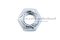 หัวน็อตล็อคกันคลายแบบบีบเหล็กชุบ (Stover, Prevailing Torque Locking Nut) M6x1.0