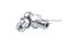 หัวอัดจารบีเหล็กชุบซิงค์แบบงอ 90° ขนาด 1/4" เกลียว 28 (UNF)