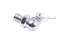 หัวอัดจารบีเหล็กชุบซิงค์แบบงอ 90° ขนาด 1/4" เกลียว 28 (UNF)