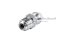 หัวอัดจารบีเหล็กชุบซิงค์แบบตรง ขนาด 1/4" เกลียว 28 (UNF)