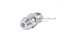 หัวอัดจารบีเหล็กชุบซิงค์แบบตรง ขนาด 1/4" เกลียว 28 (UNF)
