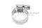 เข็มขัดรัดท่อสแตนเลสเกรด 304 ทั้งตัวรุ่นตัน TJBC All-Stainless-Steel Belt (หน้าตัด 12x0.7 mm) ขนาด 12-20 mm