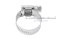 เข็มขัดรัดท่อสแตนเลสเกรด 304 ทั้งตัวรุ่นตัน TJBC All-Stainless-Steel Belt (หน้าตัด 12x0.7 mm) ขนาด 12-22 mm