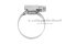 เข็มขัดรัดท่อสแตนเลสเกรด 304 ทั้งตัวรุ่นตัน TJBC All-Stainless-Steel Belt (หน้าตัด 12x0.7 mm) ขนาด 19-29 mm