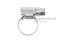 เข็มขัดรัดท่อสแตนเลสเกรด 304 ทั้งตัวรุ่นตัน TJBC All-Stainless-Steel Belt (หน้าตัด 9x0.7 mm) ขนาด 8-14 mm