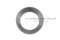 แหวนรองน็อตหัวเตเปอร์ เหล็กดำ ทรงเรียบด้านในตัน (Carbon Steel Countersunk Washer) ขนาด M20 วงนอก 37 mm สูง 6 mm