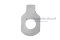 แหวนอีแปะพับกันคลายรุ่นเหลี่ยมด้านข้าง สแตนเลส 304 Stainless Steel Tab Washer ขนาด M16