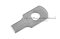 แหวนอีแปะพับกันคลายรุ่นเหลี่ยมด้านข้าง สแตนเลส 304 Stainless Steel Tab Washer ขนาด M4