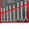 (8 ตัว/ชุด) ประแจแหวนฟรีพับได้ 8-19mm. CR-V KING TOOLS