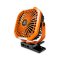 พัดลมพกพา 8" พร้อมไฟส่องสว่างพกพา ฐานแม่เหล็ก ขาหนีบได้ PTT-8FLP PUMPKIN (50612)